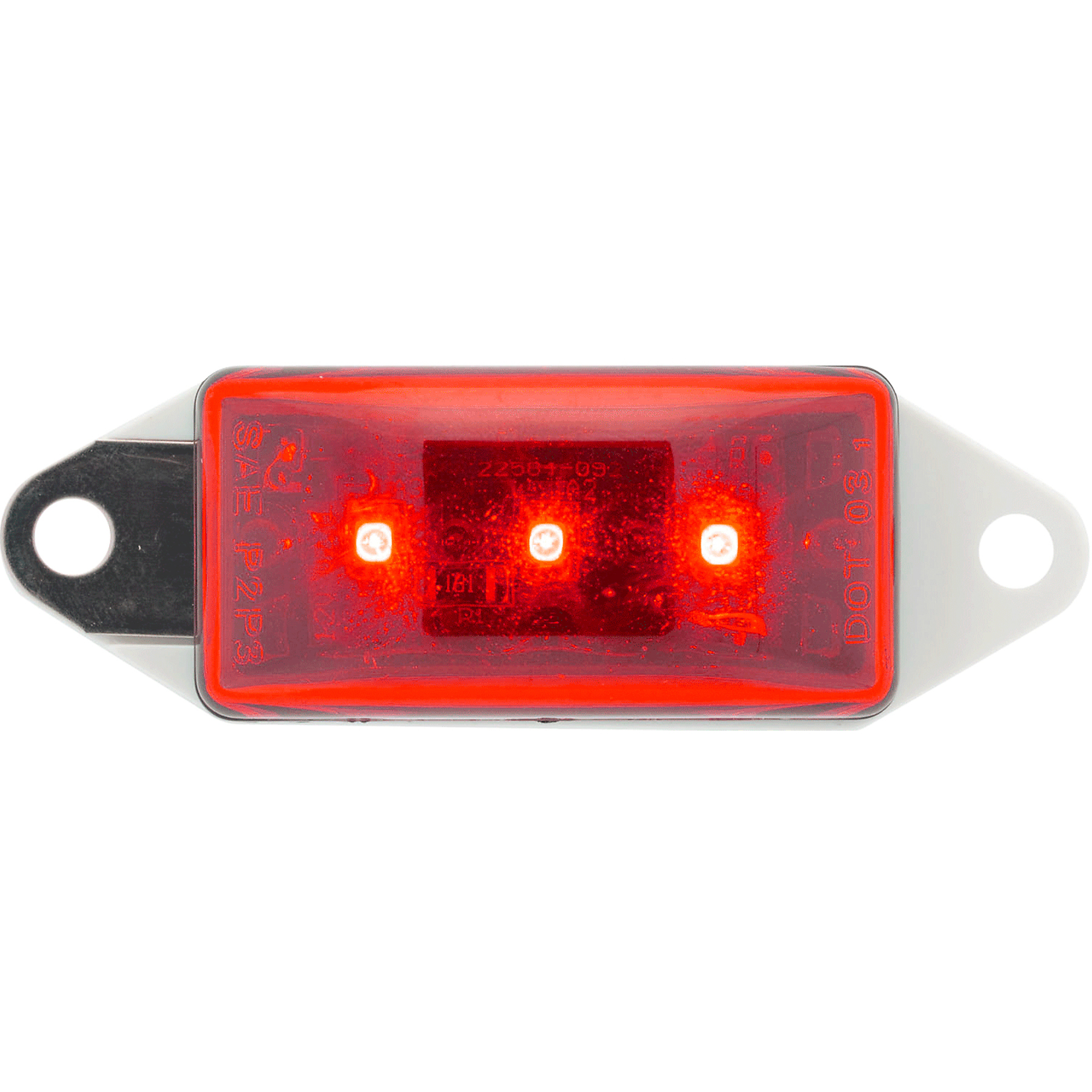 3-LED RED SURF EAR MOUNT MARKER LIGHT